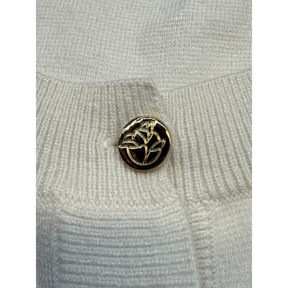 Draper James RSVP Button Front White Black Striped Preppy Coastal Cardigan 3X - Picture 8 of 12